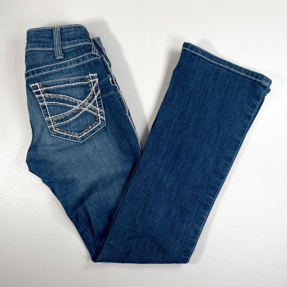 Ariat Women's Boot Cut Jeans - Dark Blue